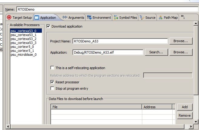 Cortex-A53 Xilinx UltraScale MPSoC 64-bit (AArch64) RTOS